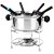 JOGO FONDUE 10 PCS INOX CA12135 - Imagem 1