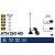 ANTENA INTERNA UHF DIGITAL HD COM CABO COAXIAL 1 5 M ATN-150-HD - Imagem 4