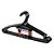CABIDE PENDURA MAIS PLASTICO 5PC - PRETO PR9105/5CD - Imagem 1