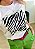 T-shirt Zebra 100% Algodão - Imagem 1