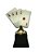 Troféu Baralho Cartas Acrílico - Imagem 4