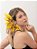Ear Cuff Solar Amarelo - Imagem 1
