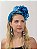Tiara Acolchoada Flores Fervo Azul - Imagem 7