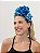 Tiara Acolchoada Flores Fervo Azul - Imagem 5
