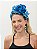 Tiara Acolchoada Flores Fervo Azul - Imagem 4
