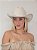 Chapéu Cowboy Off White Strass - Imagem 4