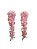 Brinco Cacho de Flor Rosa - Imagem 1