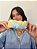 Tiara Chloe Vichy Amarelo/Azul Céu M - Imagem 5