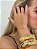 Bracelete Abaulado Torcido Ouro - Imagem 10