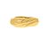 Bracelete Abaulado Torcido Ouro - Imagem 4