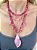 Colar Duplo Bandana Caramujo Rosa - Imagem 1
