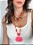 Colar Longo Cartier Coral Natural - Imagem 7