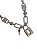 Colar Cadeado Chave Cristal - Imagem 4