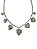 Colar Charms Corações - Imagem 2