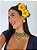 Colar Charms Brasil Dourado - Imagem 3