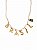 Colar Charms Brasil Dourado - Imagem 1