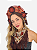 Tiara Maria Bonita Flor Junina - Imagem 1