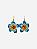 Brinco Flor Strass - Imagem 2
