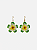 Brinco Flor Strass - Imagem 3