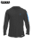 Camiseta Icy Baitfishing Hoodie Minimal Grafite e Azul - Imagem 1