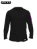 Camiseta Icy Baitfishing Hoodie Minimal Preta e Roxo - Imagem 1