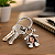 Chaveiro inox fotográfico personalizado - menininha - Imagem 1