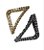 PIRANHA METALICA TRIANGULAR CORES DIVERSAS - Imagem 1