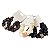 DUO XUXINHA DE CETIM STRASS CUBO - Imagem 1
