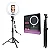 Ring Light 10W Aro LED 26cm Branco Frio Preto - Imagem 2