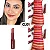 Batom Charm Lips Ruby Rose Semi Matte - Imagem 2