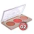 Paleta Cor 2 Contorno Blush Iluminador Mahav - Imagem 2
