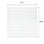 Persiana Horizontal PVC OFF 25 mm 1,40 x 1,30 m Branco - Evolux - Imagem 2