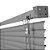 Persiana Horizontal PVC OFF 25 mm 1,60 x 1,30 m Chumbo - Evolux - Imagem 8