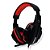 Headset Gamer Multilaser Ph120, P2, Preto E Vermelho - Imagem 1