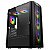 Gabinete Gamer Redragon Gc-Ma211 Bluestreak, Sem Fan, Sem Fonte, Vidro Temperado, Preto - Imagem 1