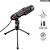 Microfone Condensador Gxt Mico 23791, Usb, P2, Tripé Ajustável - Imagem 1
