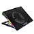 Base Notebook C3Tech Nbc-500Bk, 17.3", Rgb, Preto, Usb 2.0, Fan 185X185 Mm - Imagem 1