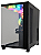 Gabinete Gamer Kmex Cg-02J1 Ghost Shark, Sem Fonte, Sem Fan, Led Rgb, Preto, Lateral De Vidro - Imagem 5