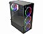 Gabinete Gamer Kmex Cg-10W5 Elite, Sem Fonte, 3 Fans, Rgb, Preto, Lateral De Vidro - Imagem 2