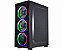 Gabinete Gamer Kmex Cg-10W5 Elite, Sem Fonte, 3 Fans, Rgb, Preto, Lateral De Vidro - Imagem 3