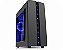 Gabinete Gamer Kmex Cg-04R8 Matrix, Lateral Transparente, Painel Led Azul, Sem Fan, Sem Fonte - Imagem 1