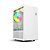 Gabinete Gamer C3Tech Mt-G200Wh, Sem Fonte, 3 Fans, Rgb, Branco, Lateral De Vidro - Imagem 1
