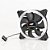 Cooler Fan Rgb C3Tech F7-L130M, Conector Molex, Led, 120X120X25 Mm, Preto - Imagem 2