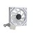 Cooler Fan Rgb C3Tech F9-L300Whrgb, Conector Molex, Led, 120X120X25 Mm, Branco - Imagem 2
