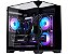 Gabinete Gamer Kmex Cg-K3D3 Visão Infinita, Sem Fonte, Sem Fan, Lateral De Vidro, Preto - Imagem 1