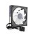 Cooler Fan Rgb C3Tech F9-L300Bkrgb, Conector Molex, Led, 120X120X25 Mm, Preto - Imagem 4