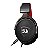 Headset Gamer Redragon Icon H520, P2+Usb, 7.1, Preto com Vermelho - Imagem 2