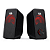 Caixa De Som Gamer Redragon Stentor Gs500, Áudio 2.0, 2Watts x5, Usb, Led Vermelho, Preto - Imagem 2