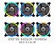 Kit Fan Cooler Argb, Kmex Aaea, 3 Fans 120 Mm + Cont Remoto, Aaeak136Apqkb0X, Preto - Imagem 3