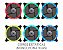 Kit Fan Cooler Argb, Kmex Aaea, 3 Fans 120 Mm + Cont Remoto, Aaeak136Apqkb0X, Preto - Imagem 2